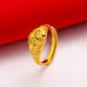 thumbnail image 2 of Anillo de oro de 24 quilates con baño en vivo para damas, joyería de oro de arena de Vietnam, 2 of 6