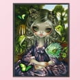 thumbnail image 2 of Cuadros Decorativos 11CT completo punto de cruz Big Eye Doll estampado DIY impreso bordado Kits hechos a mano JShteea Nuevos Originales, 2 of 9