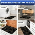 thumbnail image 6 of DragonBtu Anti Fatigue Mats for Kitchen Floor, Floral Small Golden Kitchen Runner Rug Absorbent Resist Dirt Kitchen Carpet, Door Standing Mat, Kitchen Sink Mat, 6 of 6