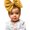 Yellow, variant on FRSASU 0-6 Month Baby Unisex Hat Solid Elastic Big Bow Design Hat