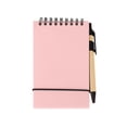 thumbnail image 1 of Mini Blank Pocket Notebook Small Spiral Notepad Portable Plain Writing Journal Thick Blank Paper Top Spiral Memo Pad With Pen Lightweight Home Office Daily Note Taking 3.62x5.83 inch 100 Pages,Pink, 1 of 9