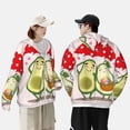 thumbnail image 4 of Fotbe Avocado Lovers Wearing Umbrella Chaqueta con Protección Solar UPF 50+ para Hombre y Mujer, Camisa con Capucha y Bolsillos-Medium, 4 of 7