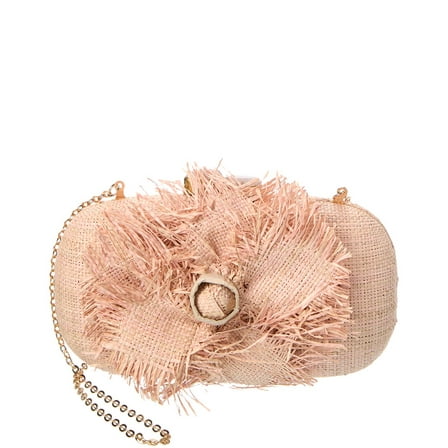 Pamela Munson La Fleur Fringe Clutch