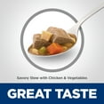 thumbnail image 6 of Hill's Science Diet Savory Stew w/Chicken Wet Dog Food for 7+ Senior Dogs, 12.8oz Can 12pk, 6 of 8