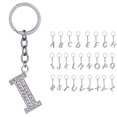 thumbnail image 2 of Key Chain Rhinestone A to Z Design Pendant Keychain Key Ring for Handbag Decor, 2 of 8