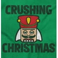 thumbnail image 2 of Crushing Christmas Nutcracker Pun Men's Graphic T Shirt Tees Brisco Brands L, 2 of 6