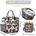 thumbnail image 5 of Beige and Black Of Leopard Print Womens Lunch Box for Work,Insulated Large Lunch Bag for Tween and Teen,Loncheras Para Mujer,Leakproof Adult Lunch Bag for Work,Beach,Travel,Picnic,Camping, 5 of 7