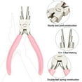 thumbnail image 2 of Carbon Steel Multi-Size Wire Looping Forming Pliers Pink, 2 of 7