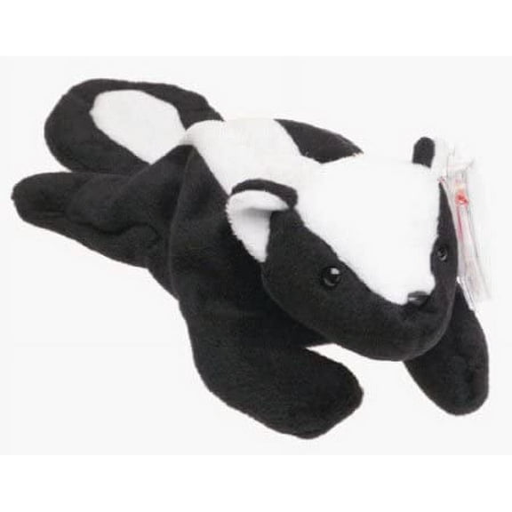 Ty Beanie Babies- Stinky The Skunk 8" Animal Plush