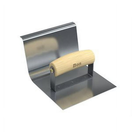 

Bon 22-815 Epoxy Base Tool -Stainless Steel 6-inch X 6-inch - 1-inch Radius 4-inch Lip Wood Handle