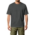 thumbnail image 2 of HAJWOH Mens Solid Color T-Shirts Short Sleeve Cotton Crew Neck Lightweight Moisture Wicking Casual Soft Basic Plain Tee Shirts, 2 of 4