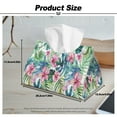 thumbnail image 7 of SEANATIVE Flowers Tissue Box Cover Tropical Tissue Holder for Bathroom Multifunction Rectangular Tissue Holder Cover Case Comfortable Facial Tissue Holder for Car/Kitchen/Bedroom/Office 2 Pcs, 7 of 7