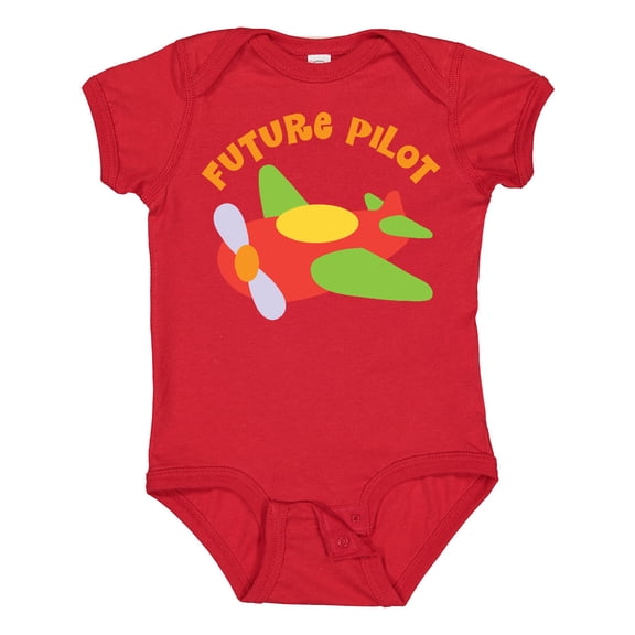 Inktastic Future Pilot Airplane Boys or Girls Baby Bodysuit