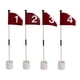 thumbnail image 2 of 4x banderas de Golf, juego con agujeros para bandera de Golf, regalos de práctica para Putting, bandera verde de Putting de Golf y copa con a, 2 of 9