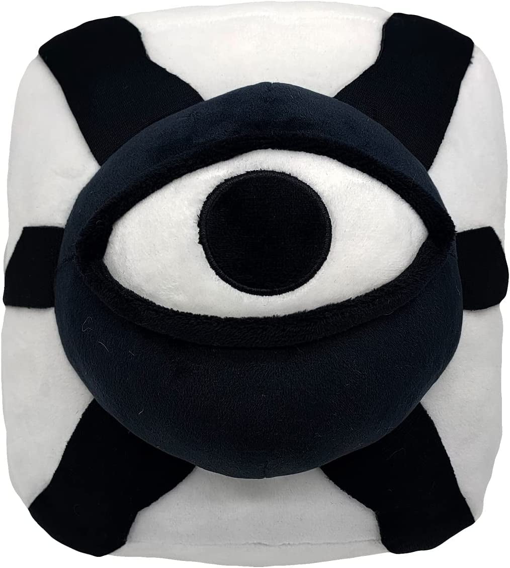 Doors Screech Plush Game Costume Black White Jumbo Monster Cosplay Clothing  Kids Halloween Birthday Christmas Gift