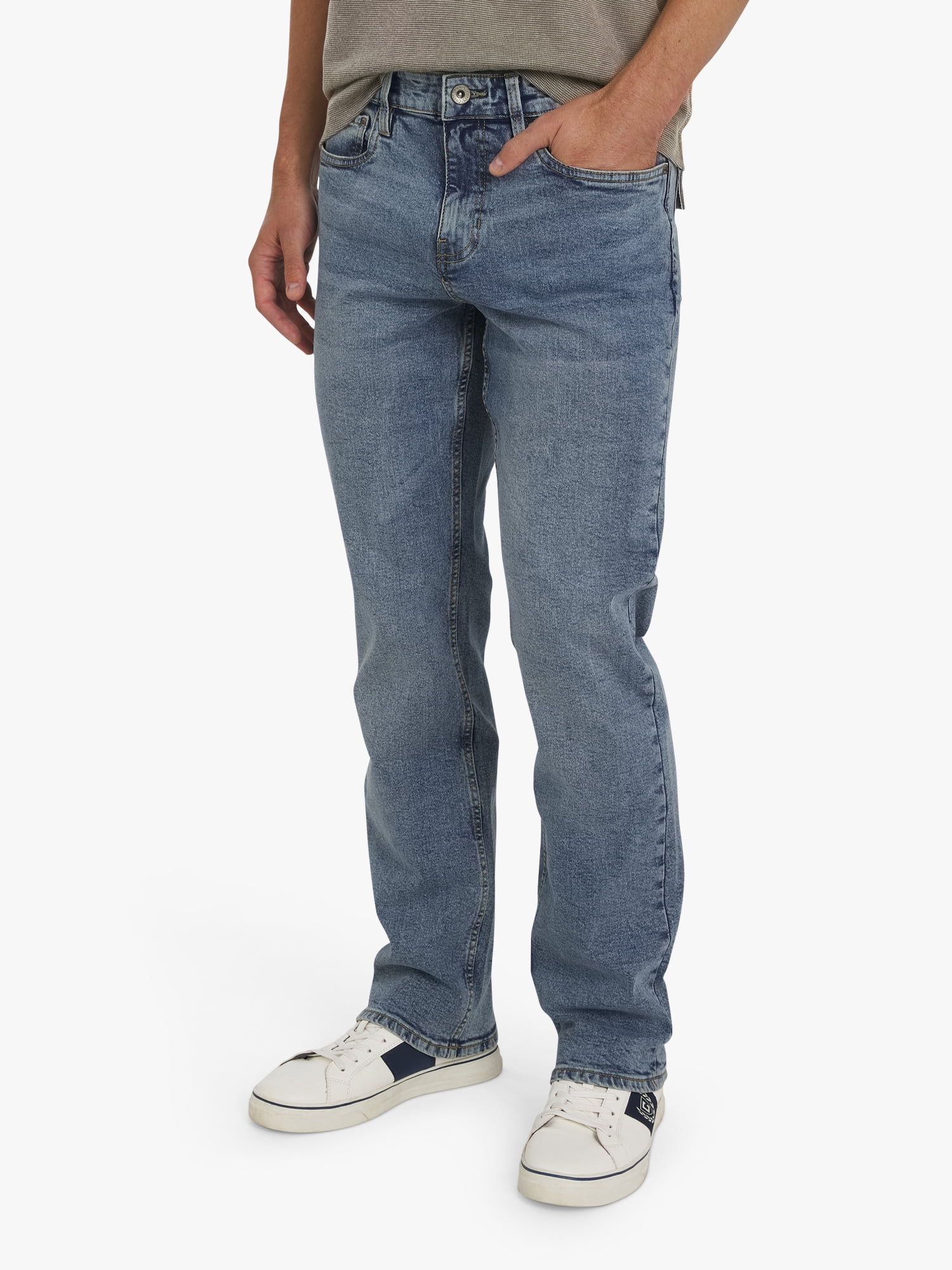 Chaps Men's & Big Men's Stretch Relaxed-Fit Denim Jeans, Sizes 30-42
