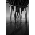 thumbnail image 3 of Peterson, Lee 17x24 Black Modern Framed Museum Art Print Titled - Pier Pilings XVI, 3 of 5