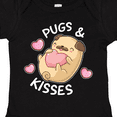 thumbnail image 4 of Inktastic Valentines Day Pugs and Kisses with Pink Hearts Boys or Girls Baby Bodysuit, 4 of 5