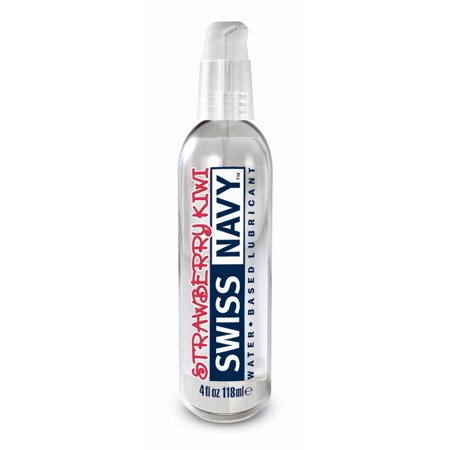 Swiss Navy Water-Based Flavored Lubricant Strawberry Kiwi - 4 Fl Oz