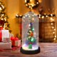 thumbnail image 5 of Mini Árbol de Navidad con Cubierta de Vidrio y Luz Led de Colores, Adorno Decorativo para Escritorio, 5 of 6
