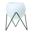 thumbnail image 2 of Macetas grandes con soporte | Macetas decorativas de suelo | Macetas elevadas para plantas de interior con orificios de drenaje, 2 of 6