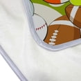 thumbnail image 5 of SKYSONIC Velvet Plush Throw Thermal Blanket - 4x5FT - Sports Colorful Balls Printed for Couch Bed Sofa Car, 5 of 5