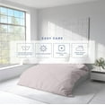 thumbnail image 2 of Kotton Culture 600 TC 100% Egyptian Cotton Duvet Cover (Silver, King, 1 Piece Duvet Cover Only), 2 of 4