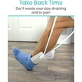 thumbnail image 5 of Sock Aid - Easy On And Off Stocking Slider - Pulling Assist Device - Compression Sock Helper Aide Tool - Puller, For Elderly, Senior, Pregnant, Diabet, 5 of 5