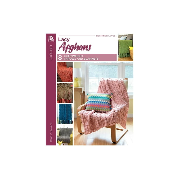 Leisure Arts Lacy Afghans Crochet Book