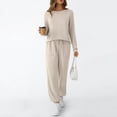 thumbnail image 6 of SUNBS Lounge Set for Women Sweatsuit 2 Piece Outfits Loose Jogger Sets Fall Outfits Solid Tracksuits with Pockets, 6 of 6