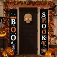 thumbnail image 1 of 1 Pair Halloween Porch Sign Creative Hanging Porch Banner Festival Hanging Sign, 1 of 10