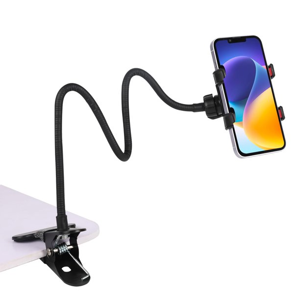 Kdyxvhy Soporte Para Teléfono Con Cuello De Cisne Para Cama, Soporte Para Teléfono Con Clip Para Escritorio, Soporte Universal Para Perezosos, Rotación De 360 Grados, Soporte Flexible Para Teléfono