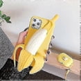 thumbnail image 3 of 3D Yellow Banana Silicone Phone Case for iPhone, 3 of 5