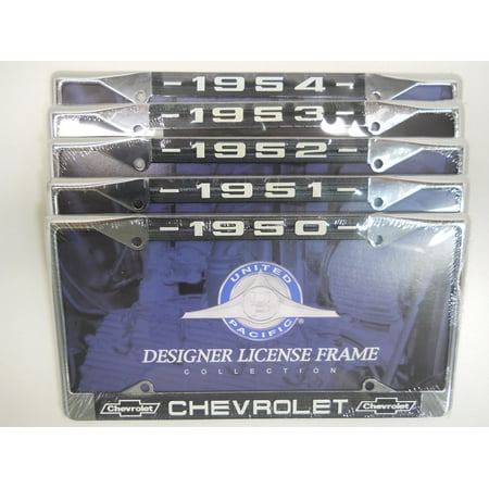 - Pick (1) 1950 1951 1952 1953 1954 Car Truck Chevy License Plate Tag Frame Holder