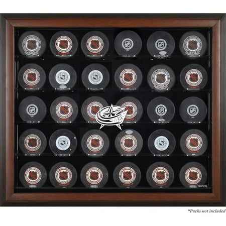 Mounted Memories 30 Hockey Puck Logo Display Case
