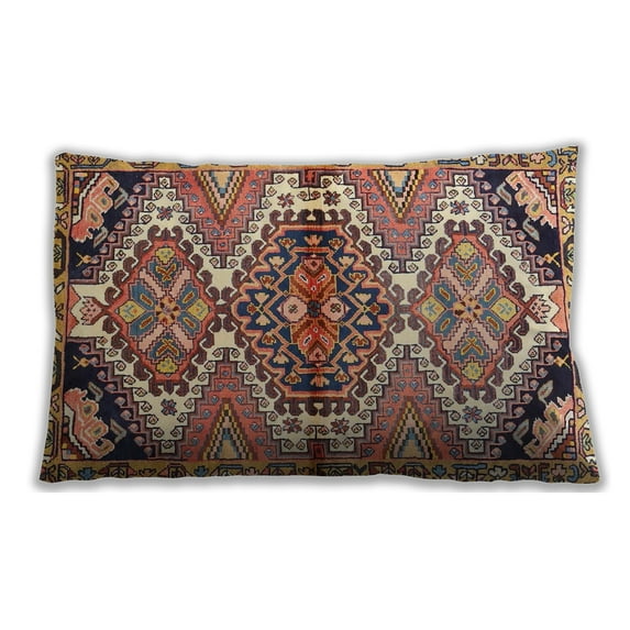 Ahgly Company Outdoor Rectangular Traditional Lumbar Throw Pillow, 13 inch by 19 inch