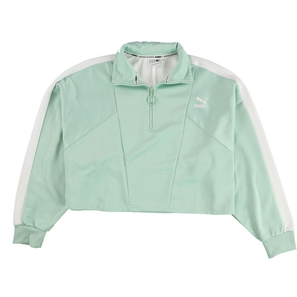 Puma Womens Tailored Track Jacket Sweatshirt, Green, X-Large