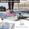 thumbnail image 5 of Blue Pink Hydrangea Outdoor Rug for Patio/Deck/Porch, Non-Slip Large Area Rug 3 x 5 Ft, Eucalyptus Leaves Summer Botanical Plaid Indoor Outdoor Rugs Washable Area Rugs, Camping Rug Carpet Runner, 5 of 8