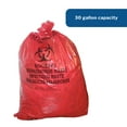 thumbnail image 2 of McKesson Infectious Waste Bags, 1.2 mil - Red, 30 gallons, 30 in x 36 in, 250 Ct, 2 of 10