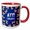 Red/White, variant on 3drose, Ayy Printed Chihuahua Dog Hooman Design, 11oz Magic Transforming Mug