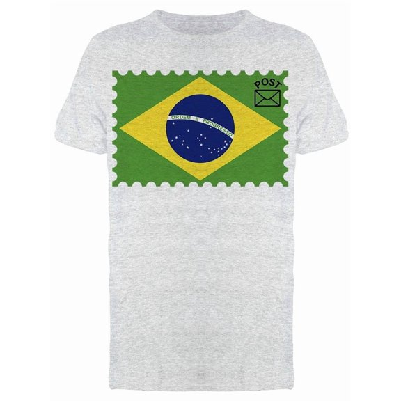 Postage Stamp Brazil Tee Men's -Image by Shutterstock