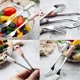 thumbnail image 4 of Tenedores decorativos de frutas YONGSHENG acero inoxidable reutilizables 5 uds., 4 of 5