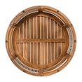 thumbnail image 6 of Christopher Knight Home 4-Piece Outdoor Conversation Set, Curved Woven Rope Chairs & Coffee Table, Teak+Beige, 6 of 13