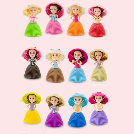 Fashion Cartoon Lovely Surprise Cupcake Princess Doll Mini Beautiful Cute Cake Doll Toys Birthday Present for