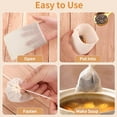 thumbnail image 5 of 60 Pcs Empty Bags for Cooking Soup 3x4 in Natural Muslin Drawstring Bag Reusable Tea Bags for Loose Tea Small Cheese Cloth Bag for Straining Unbleached Cheesecloth, 5 of 8