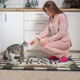 thumbnail image 4 of Green Plaid Rugs and Mats Non Skid Washable Absorbent Microfiber Soft Kitchen Mat for Floor Set Of 2 Decor Stain Resistant 17"x47"+17"x30", 4 of 7
