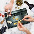 thumbnail image 5 of Industrial Cutting Board, Technological Gears Robotic Future Imagination Clockwork Science Modern Artwork, Decorative Tempered Glass Cutting and Serving Board, in 3 Sizes, by Ambesonne, 5 of 5