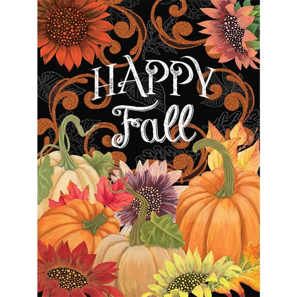 Diamond Painting (DB7139) 5D Kit Rhinestone DIY Happy Fall Square (A3561) 40x50cm Hugtrwg Para estrenar