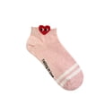 thumbnail image 5 of Women's Ankle Socks 5 Pair Set – Combed Cotton, Heart Design (Made in Korea), 5 of 10