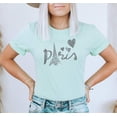 thumbnail image 5 of PARIS Graphic Short Sleeve T-shirt Top, 5 of 8